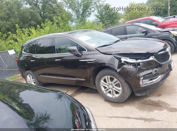 5GAERBKW2JJ163044 2018 BUICK ENCLAVE Черный Вид задней части салона