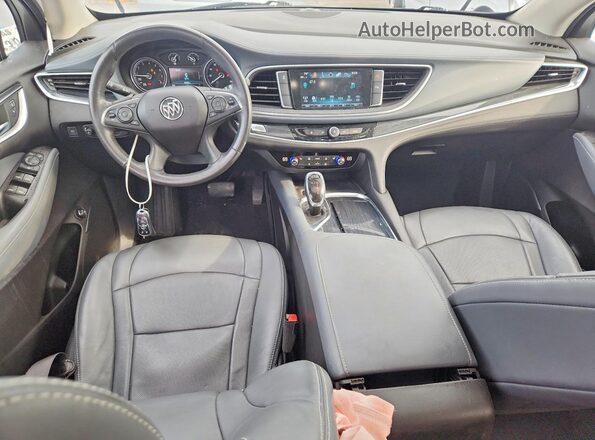 5GAERBKW2KJ321609 2019 BUICK ENCLAVE White Вид панелі приладів