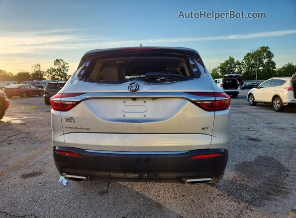 5GAERBKW3MJ262105 2021 BUICK ENCLAVE Silver უკანა ხედი