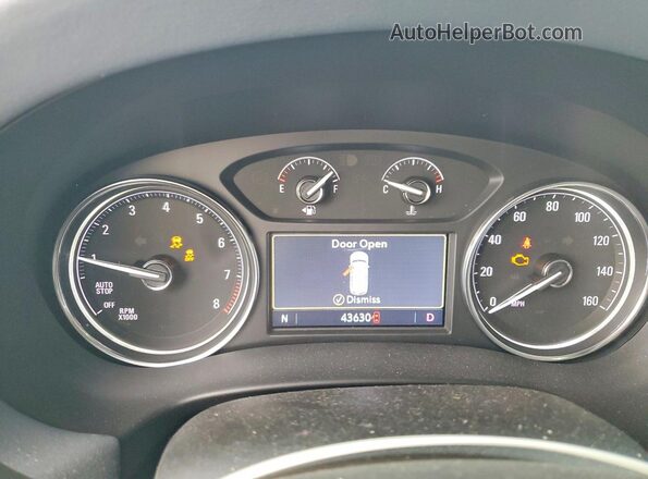 5GAERBKW3PJ183313 2023 BUICK ENCLAVE Бордовый Вид щитка приборов