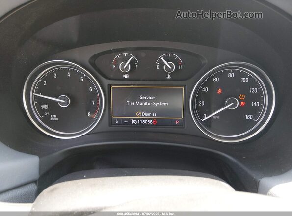 5GAERBKW4LJ173397 2020 BUICK ENCLAVE Silver Вид задніх сидінь