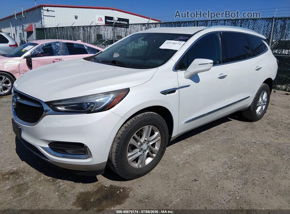 5GAERBKW5JJ203665 2018 BUICK ENCLAVE White Передня ліва чверть
