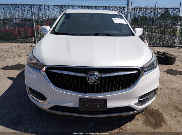 5GAERBKW5JJ203665 2018 BUICK ENCLAVE White Вид щитка приладів