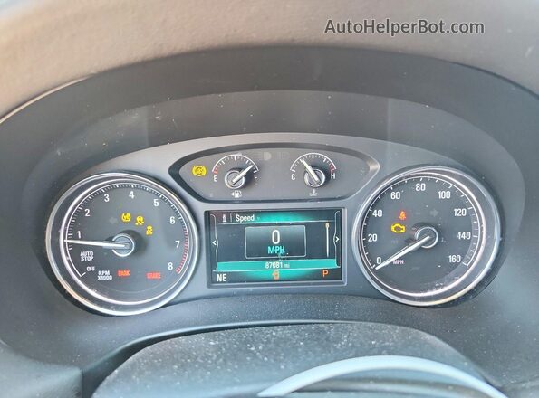 5GAERBKW5KJ252317 2019 BUICK ENCLAVE Green Vista del cuadro de instrumentos