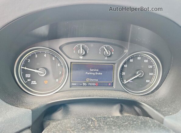 5GAERBKW7LJ201810 2020 BUICK ENCLAVE Silver Vista del cuadro de instrumentos