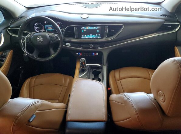 5GAERBKW8JJ163677 2018 BUICK ENCLAVE Maroon Dashboard view