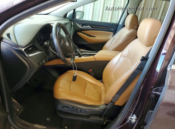 5GAERBKW8JJ163677 2018 BUICK ENCLAVE Maroon Front interior view