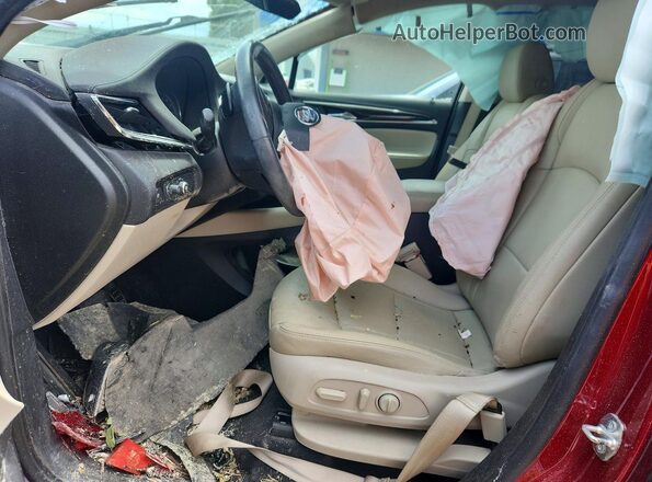 5GAERBKW8LJ294059 2020 BUICK ENCLAVE Красный Вид салона спереди