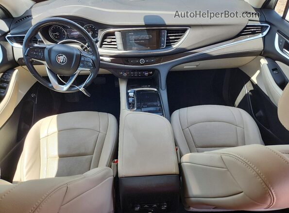 5GAERBKW8PJ162957 2023 BUICK ENCLAVE White Առջևի վահանակի տեսք