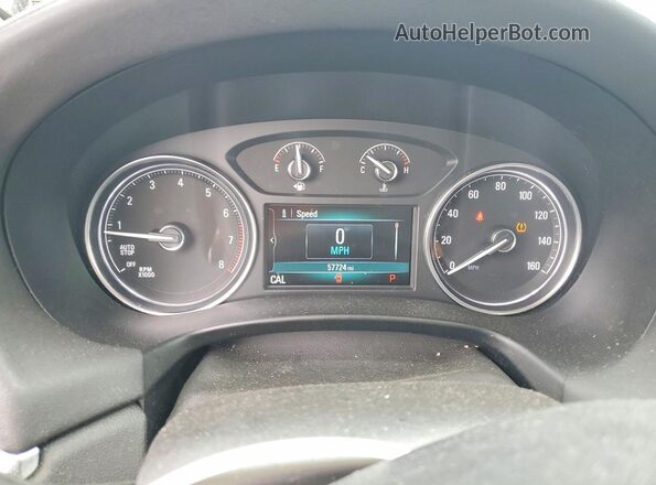 5GAERBKW9JJ275520 2018 BUICK ENCLAVE Purple Widok zestawu wskaźników