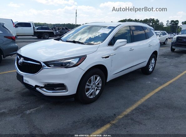 5GAERBKW9KJ307075 2019 BUICK ENCLAVE White Vista tres cuartos delantera izquierda