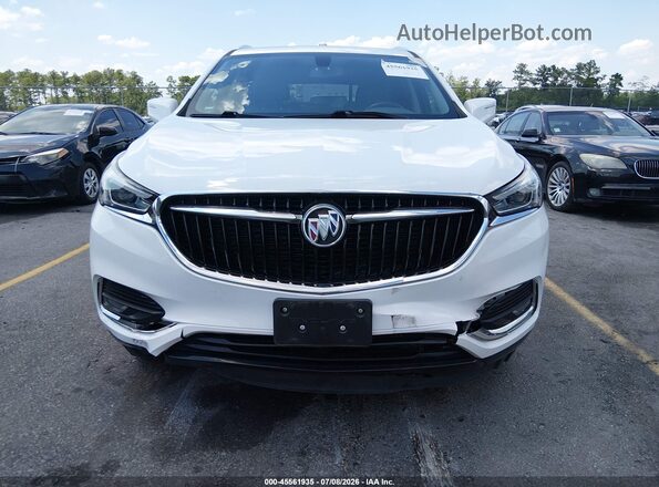 5GAERBKW9KJ307075 2019 BUICK ENCLAVE White Vista frontal