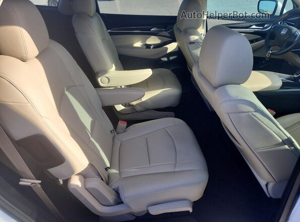 5GAERBKW9MJ256793 2021 BUICK ENCLAVE White Vista interior trasera