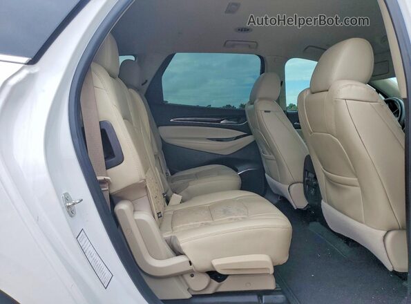 5GAERBKWXLJ101006 2020 BUICK ENCLAVE White უკანა სავარძლების ხედი