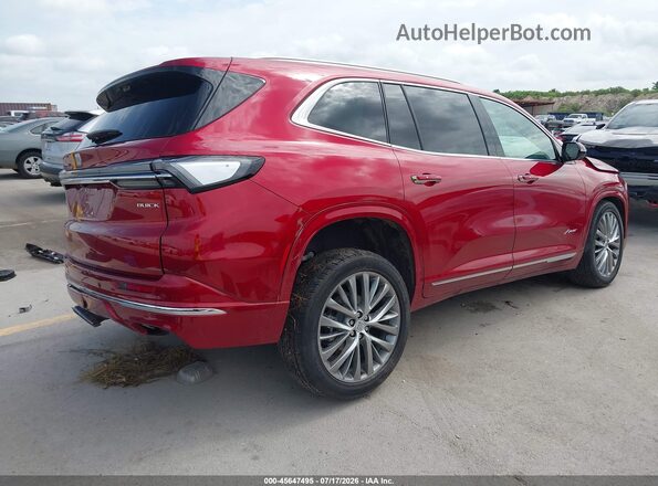 5GAERCKS4TJ232449 2026 BUICK ENCLAVE Red Trasero derecho