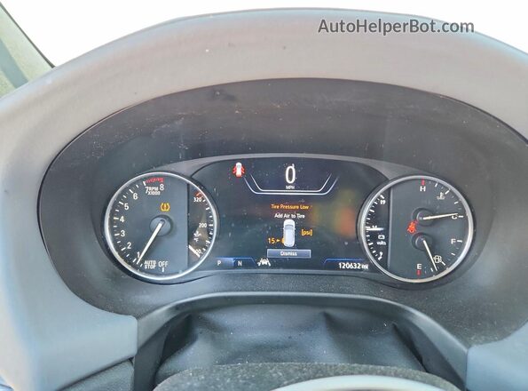 5GAERCKW4NJ125603 2022 BUICK ENCLAVE Белый Вид щитка приборов
