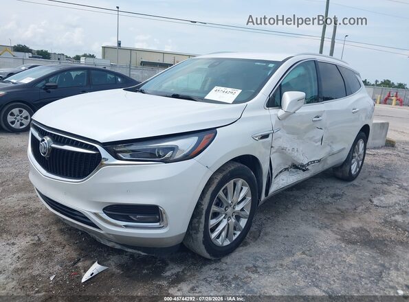 5GAERCKW8LJ319497 2020 BUICK ENCLAVE White წინა მარცხენა ხედი სამი მეოთხედიდან