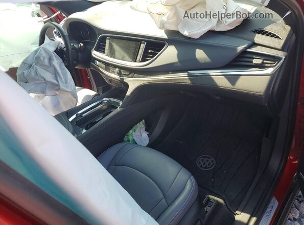 5GAERCKW9RJ118474 2024 BUICK ENCLAVE Red Dashboard view