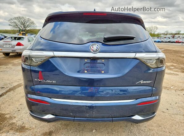 5GAERDKW0PJ201942 2023 BUICK ENCLAVE Blue Вид ззаду