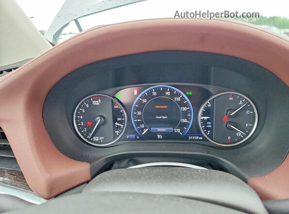 5GAERDKW1MJ119813 2021 BUICK ENCLAVE Серый Вид щитка приборов