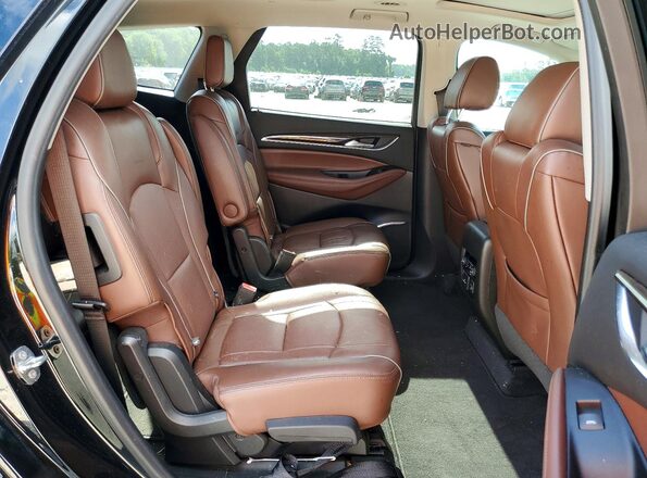 5GAERDKW5JJ252327 2018 BUICK ENCLAVE Black უკანა სალონის ხედი
