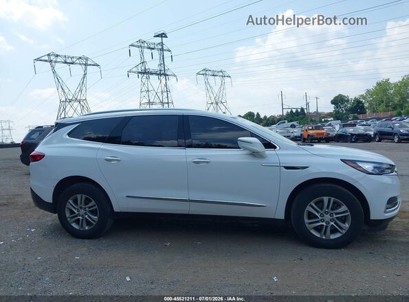 5GAEVAKW0JJ180141 2018 BUICK ENCLAVE White Widok wnętrza 360 stopni