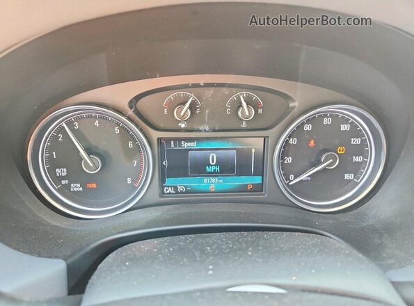 5GAEVAKW0KJ271122 2019 BUICK ENCLAVE Белый Вид щитка приборов