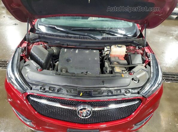 5GAEVAKW0LJ138944 2020 BUICK ENCLAVE Maroon ძრავის განყოფილების ხედი