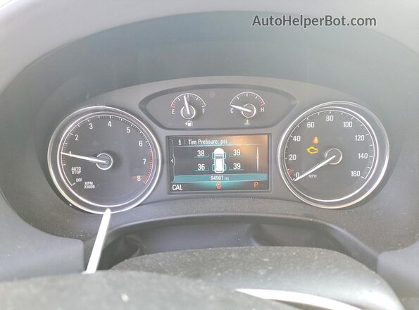 5GAEVAKW2KJ271736 2019 BUICK ENCLAVE Серый Вид щитка приборов