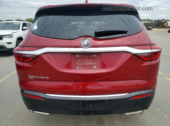 5GAEVAKW2MJ162163 2021 BUICK ENCLAVE Red Rear view