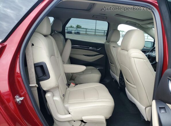 5GAEVAKW2MJ162163 2021 BUICK ENCLAVE Red Rear interior view