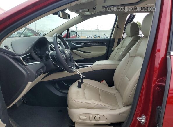 5GAEVAKW2MJ162163 2021 BUICK ENCLAVE Red Front interior view