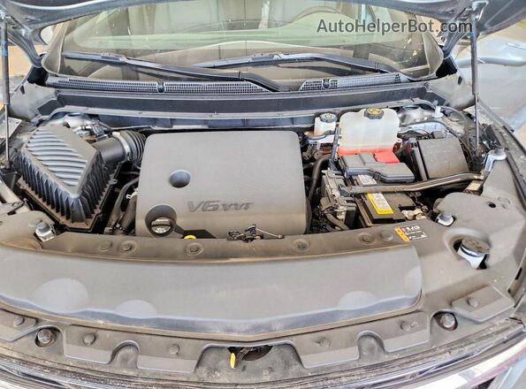 5GAEVAKW2PJ244740 2023 BUICK ENCLAVE Gray ძრავის განყოფილების ხედი