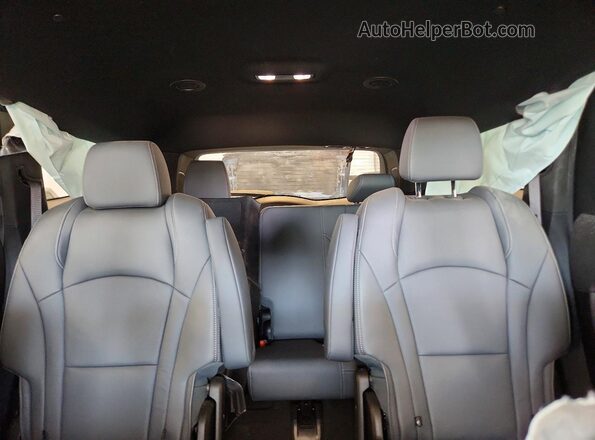 5GAEVAKW2PJ244740 2023 BUICK ENCLAVE Gray უკანა სავარძლების ხედი