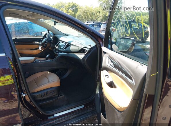 5GAEVAKW3KJ213862 2019 BUICK ENCLAVE Burgundy Widok wnętrza z przodu