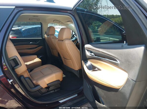 5GAEVAKW3KJ213862 2019 BUICK ENCLAVE Burgundy Widok naklejki z numerem VIN