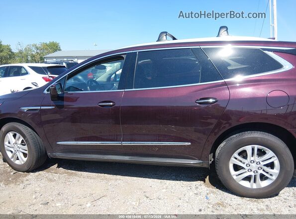5GAEVAKW3KJ213862 2019 BUICK ENCLAVE Burgundy Widok wnętrza 360 stopni