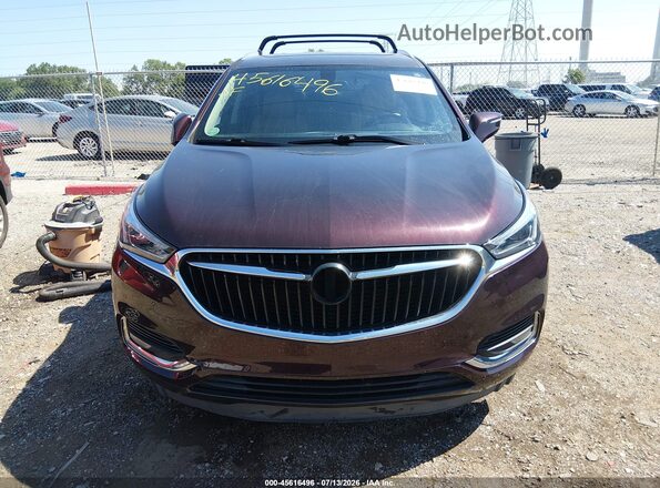 5GAEVAKW3KJ213862 2019 BUICK ENCLAVE Burgundy Widok zestawu wskaźników