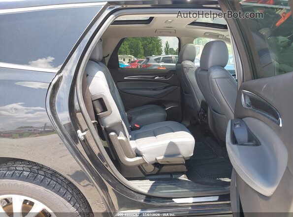 5GAEVAKW3MJ112470 2021 BUICK ENCLAVE Black VIN sticker view