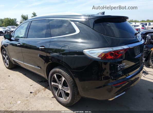 5GAEVAKW5NJ159856 2022 BUICK ENCLAVE Черный Задняя левая четверть