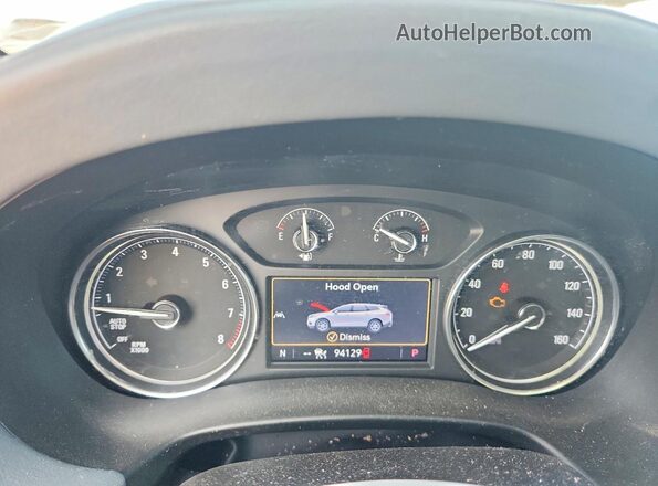 5GAEVAKW5PJ232811 2023 BUICK ENCLAVE Silver Widok zestawu wskaźników
