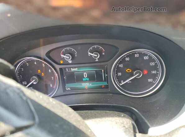 5GAEVBKW0KJ104247 2019 BUICK ENCLAVE Blue Instrument cluster view