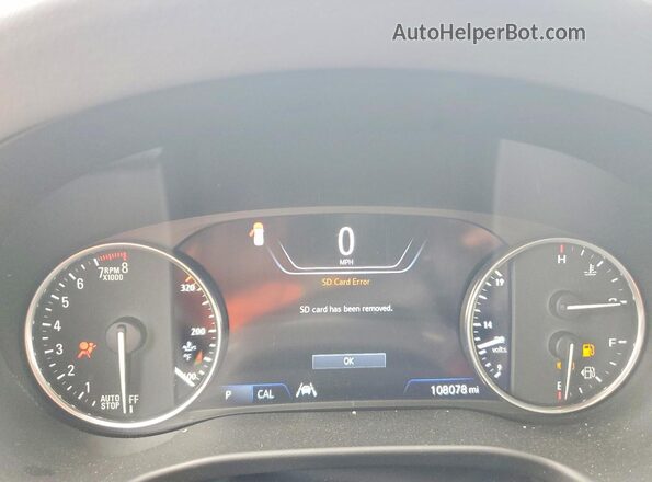 5GAEVBKW0NJ125121 2022 BUICK ENCLAVE White Widok zestawu wskaźników