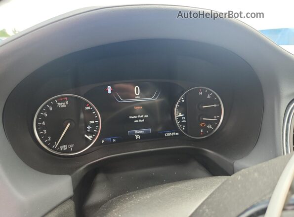 5GAEVBKW0NJ125314 2022 BUICK ENCLAVE Silver Instrument cluster view