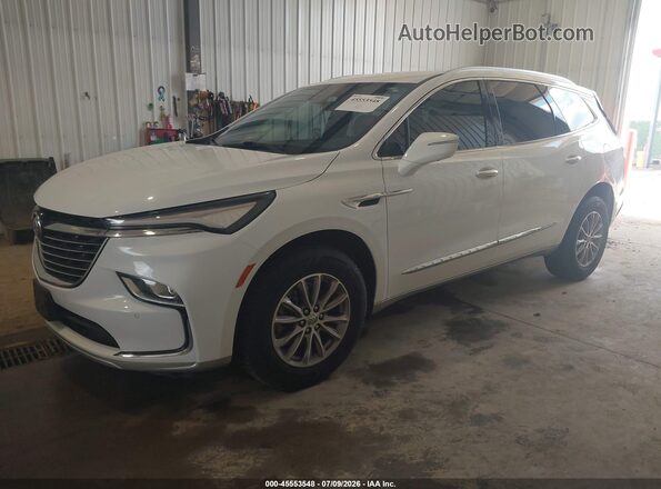 5GAEVBKW4RJ117321 2024 BUICK ENCLAVE White Vista tres cuartos delantera izquierda