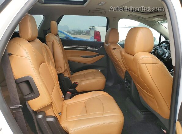 5GAEVBKW5JJ167570 2018 BUICK ENCLAVE White Widok wnętrza z tyłu