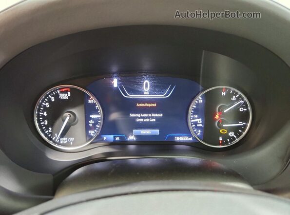 5GAEVBKW6NJ128721 2022 BUICK ENCLAVE Белый Вид щитка приборов