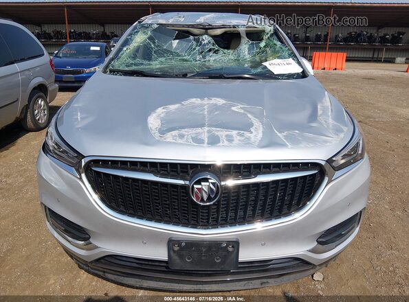 5GAEVBKW7JJ108701 2018 BUICK ENCLAVE Silver Widok zestawu wskaźników