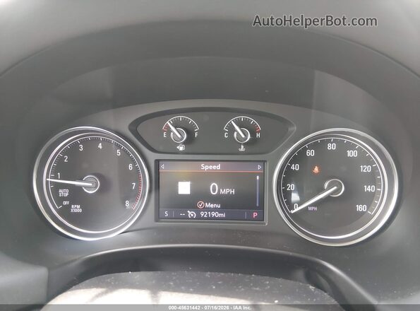 5GAEVBKW8LJ190666 2020 BUICK ENCLAVE Red უკანა სავარძლების ხედი