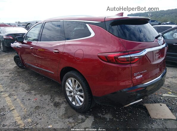 5GAEVBKW8MJ218418 2021 BUICK ENCLAVE Burgundy Rear left